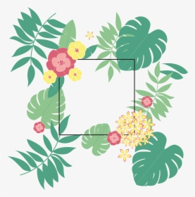 Plants Clipart Summer - Summer Floral Background Png, Transparent Png, Free Download