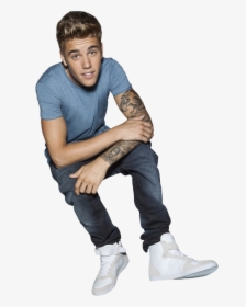 Celebrity Png Sitting - Justin Bieber Sitting Transparent, Png Download, Free Download