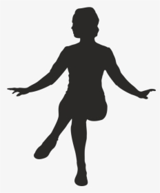 Woman Arms Up Silhouette - Girl Sitting Silhouette Png, Transparent Png, Free Download
