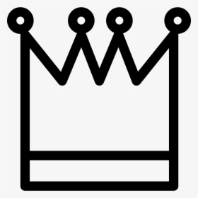 Crown Icon Free Download Png Letter Crown Label Onlinewebfonts - Coronas Blanco Y Negro Png, Transparent Png, Free Download