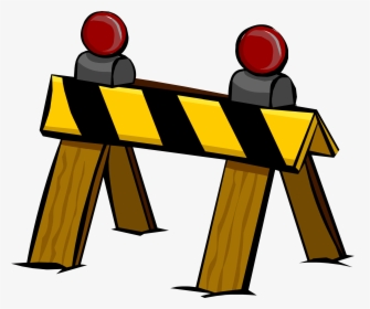 Construction Clip Art Image Free - Barrier Png, Transparent Png, Free Download