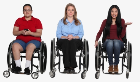 Person In Wheelchair Png - Disabled People Cut Out, Transparent Png, Free Download