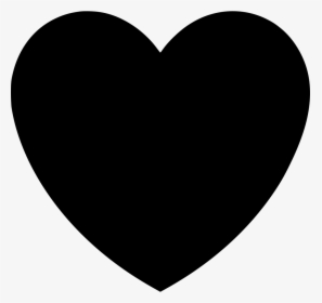 Heart Clipart Black And White Black Heart Clip Art - Clipart Black Heart, HD Png Download, Free Download