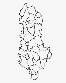 Albania Districts Blank - Albania Chestnut, HD Png Download, Free Download