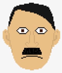 Hitler Pixel Art Grid, HD Png Download, Free Download