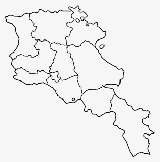 Armenia Provinces Blank - Armenia Map Png, Transparent Png, Free Download