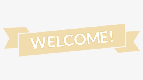 Gold Banner That Spells Out Welcome - Wood, HD Png Download, Free Download