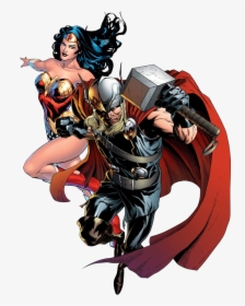 Thor Vs Superman Meme , Png Download - Thor Comic Png, Transparent Png, Free Download