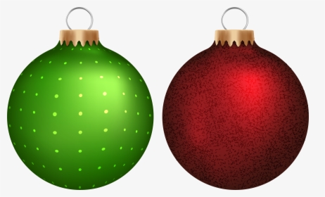 Green Christmas Ornaments Vector Transparent Download - Red Christmas Ball Png, Png Download, Free Download