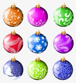 Christmas Ornament Clip Art Retro Ornaments Clipart, HD Png Download, Free Download