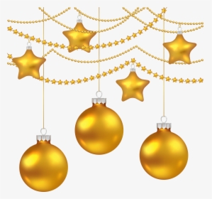 Transparent Christmas Decoration Clipart - Gold Christmas Ball Png, Png Download, Free Download