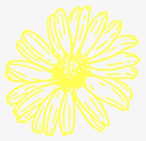 Yellow Daisy Svg Clip Arts - Clip Art, HD Png Download, Free Download