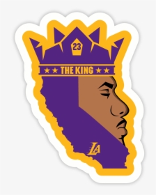 King James - Lebron James Logo Lakers, HD Png Download, Free Download