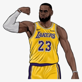 Lebron James Lakers Flex, HD Png Download, Free Download