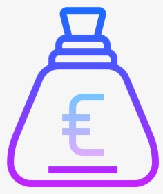 Money Bag Euro Icon - Png App Icon Money, Transparent Png, Free Download
