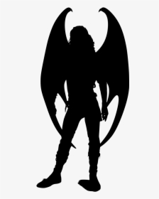 Silhouette Of A Evil Fairy Png Clipart , Png Download - Illustration, Transparent Png, Free Download