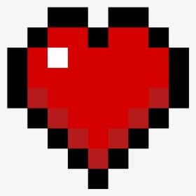 Heart Minecraft Png, Transparent Png, Free Download