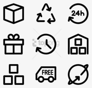 Free Png Logistic Delivery Icon Collection - Logistics Delivery Icon Set, Transparent Png, Free Download