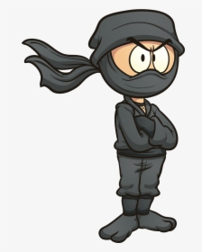 Transparent Ninja Png - Cartoon Ninja Transparent Background, Png Download, Free Download