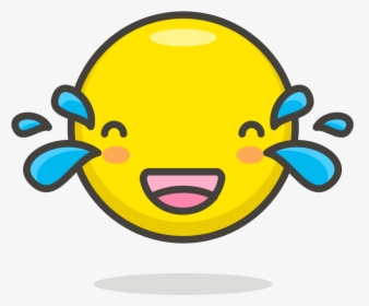 003 Face With Tears Of Joy - Air Mata Png, Transparent Png, Free Download