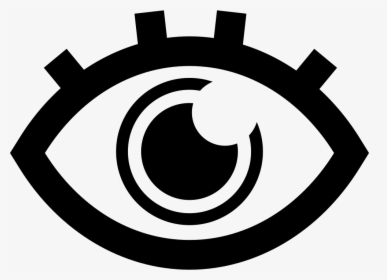 Eye With Eyelashes - Icono Ojos Png, Transparent Png, Free Download