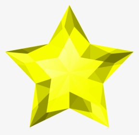 Transparent Crystal Clipart - Gold Star Black Background, HD Png Download, Free Download
