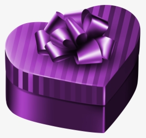 Gift Clipart Parcel - Purple Gift Box Clip Art, HD Png Download, Free Download