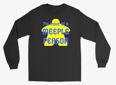 Load Image Into Gallery Viewer, Meeple Person Long - Long-sleeved T-shirt, HD Png Download, Free Download