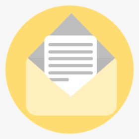 Mail Icon, Letter Icon, Button, Icon, Message, Envelope - Circle, HD Png Download, Free Download