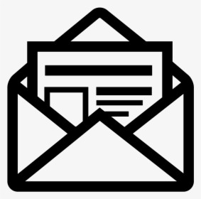 Open Mail Icon Png , Png Download - Newsletter Icon Free, Transparent Png, Free Download