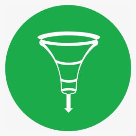 Conversion Funnel Optimization - Marketing Funnel Icon Green, HD Png Download, Free Download
