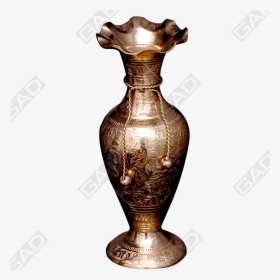 Flower Vase Tie Jasmine Gold Polished - Brass, HD Png Download, Free Download