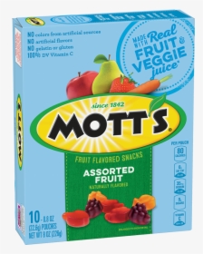 Motts Assorted Fruit Snacks Flavors, HD Png Download, Free Download
