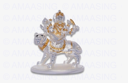 925 Silver Durga - Figurine, HD Png Download, Free Download