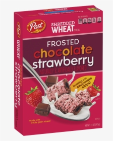 Frosted Chocolate Strawberry Shredded Wheat Box - Post Foods, HD Png Download, Free Download