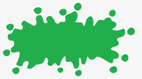 Green Cliparts Transparent Slime - Green Splat Png, Png Download, Free Download