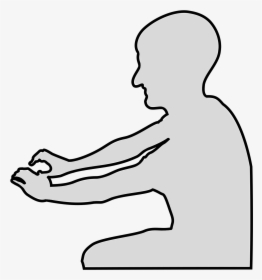 Person Programming Clip Arts - Sitting, HD Png Download, Free Download