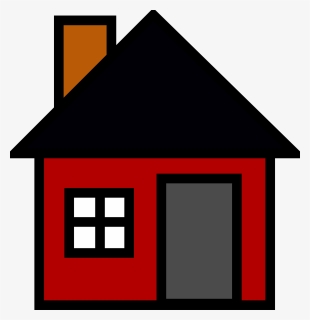 Small Red House Icon Svg Clip Arts - House Clipart, HD Png Download, Free Download