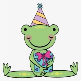 Happy Birthday Frog Png Clipart Frog Birthday Clip - Funny Birthday Images Png, Transparent Png, Free Download