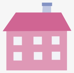 Pink House Icon Png Clipart , Png Download - Clipart Pink House, Transparent Png, Free Download