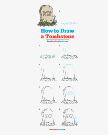 How To Draw Tombstone - Easy Cheshire Cat Drawing, HD Png Download, Free Download