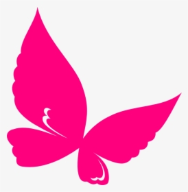 Cute Butterflies Png Free Download - Pink Butterfly Clip Art, Transparent Png, Free Download