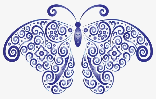 Art,symmetry,moths And Butterflies - Transparent Background Butterfly Design Png, Png Download, Free Download