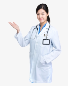 And Physician Hebei Chinese Doctor Of University Clipart - Doctor Suit Png Girl, Transparent Png, Free Download