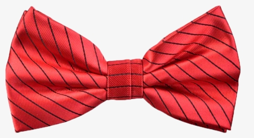 Lined Isaac Bow Tie In Red, HD Png Download, Free Download