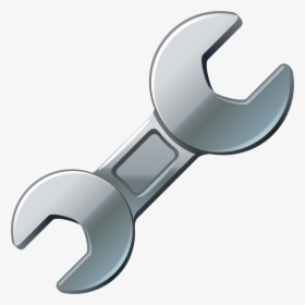 Cartoon Grey Spanner Png Download - Wrench Cartoon Png, Transparent Png, Free Download