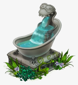 Water Feature Cartoon Png, Transparent Png, Free Download