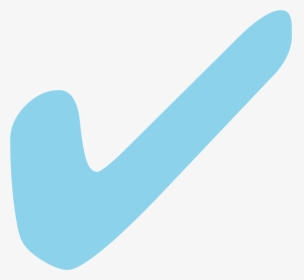 Blue Check Mark Tick Turquoise - Illustration, HD Png Download, Free Download