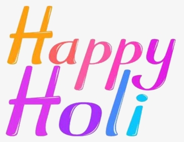 Happy Holi Png Photo Background - Calligraphy, Transparent Png, Free Download