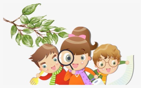 Child Cartoon Learning - Children Learning Cartoon Png, Transparent Png, Free Download